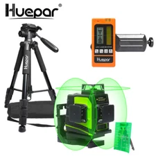 Green Laser Level 360°3D 12 Lines Laser Self Leveling Cross Measure Tool Kit