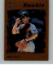 1996 Score Gregg Zaun 110 Dugout Collection (Series One) Baltimore Orioles