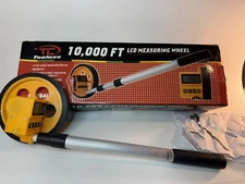 Tooluxe 01594L Rolling Measuring Wheel, 10,000 Feet, Large LCD Display,