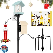 iBorn Smart Bird Feeder Pole Mounting Kit Bluebird House Pole for