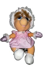 VINTAGE 1985 BABY MISS PIGGY MUPPET BABIES HASBRO SOFTIES STUFFED PLUSH