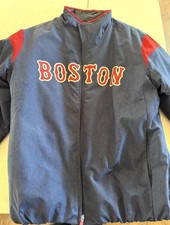 Boston Red Sox Jacket Mens XL Navy Blue MLB Baseball Majestic Therma Base