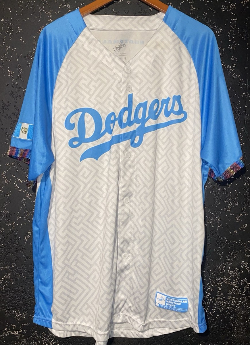 Guatemalan Heritage Night Dodgers Jersey 2024 men's Size XL SGA