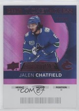 2021 Credentials 2020-21 Debut Ticket Access Pink /49 Jalen Chatfield #79 13li