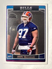 2006 Topps Chrome #219 John McCargo Buffalo Bills Rookie Football Card RC. rookie card picture