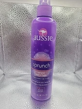 New AUSSIE Sprunch Hair Spray 8.5 oz Fixatif Finish Strong Hold Old Version RARE
