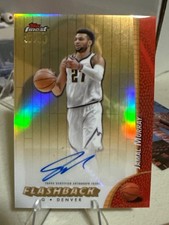 Jamal Murray 2024-25 Topps Finest Flashback Gold Refractor Auto /50 Nuggets