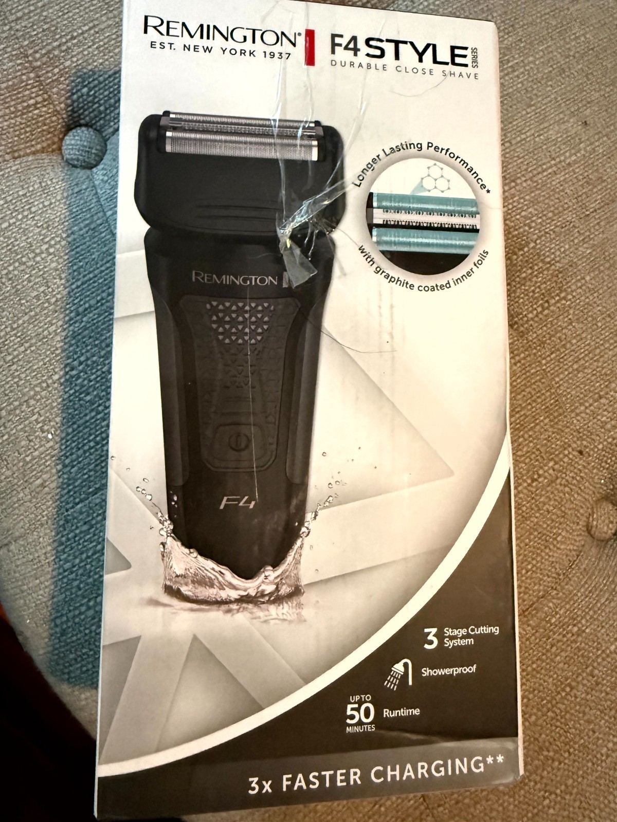 Remington F4 Style Series Foil Mens Electric Shaver Cordless Rechargeable