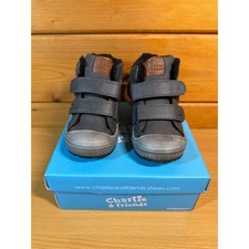 Charlie & Friends Flat Boy Boots Grey/Red UK7 EU24 chaussea