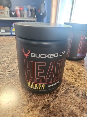 Bucked Up Heat Hardcore Private Label 7.8 Oz 30 Servings Mango Pineapple