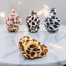 HZ-252066 Women's Faux Fur Leopard Pattern Earmuffs