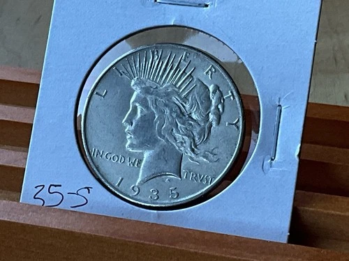1935-S Peace Silver 1$ Dollar GEM BU CHOICE FROSTY