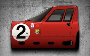 MASERATI TIPO 151/3 MODEL CAR 1:43 SCALE IXO 1000 KILOMETRES DE PARIS 1964 K8
