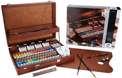 ROYAL TALENS Van Gogh Holzkasten-Set Ölfarbe Superior