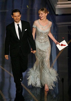Tobey Maguire Kirsten Dunst present Best Original Screenplay award- Old Photo