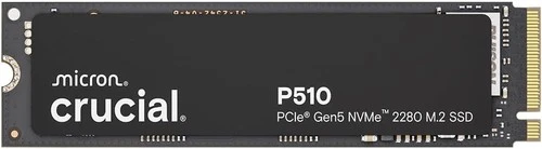 Crucial P510 1TB Gen5 NVMe PCIe 5.0 M.2 2280 Internal Solid State Drive SSD