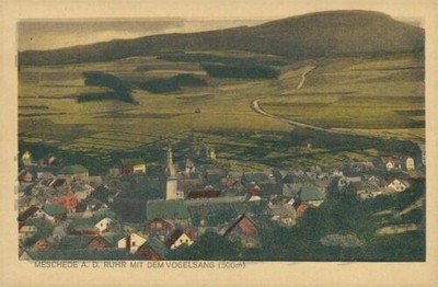 Postcard Meschede on the Ruhr with the Bird Song (No. 819)
