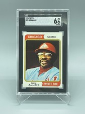 1974 Topps #70 Dick Allen Chicago White Sox SGC 6 EX NM