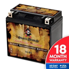 YTX14-BS ATV Battery for Honda 400cc TRX400 Rancher AT 2004-2006