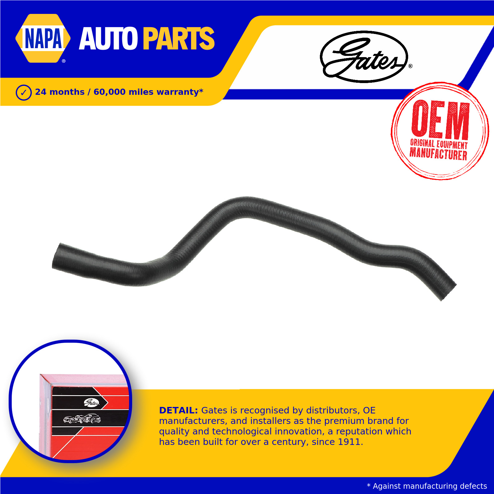 Radiator Hose fits VOLVO S70 874 2.0 Lower 97 to 00 Coolant Gates 3507930 New