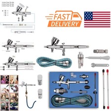 Airbrush Kit with Water Resistant Features for Hobby and Tattoo Applications