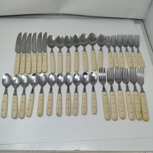 36 Piece Corelle Coordinates FOREVER YOURS Stainless Flatware Set Hong Kong READ