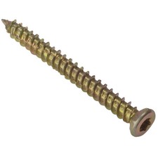 ForgeFix Concrete Frame Screw ZYP 7.5 x 52mm Box 100