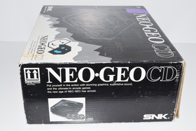 SNK Neo Geo CD Console System Top Loading Boxed Manual 2 Controllers Set Japan
