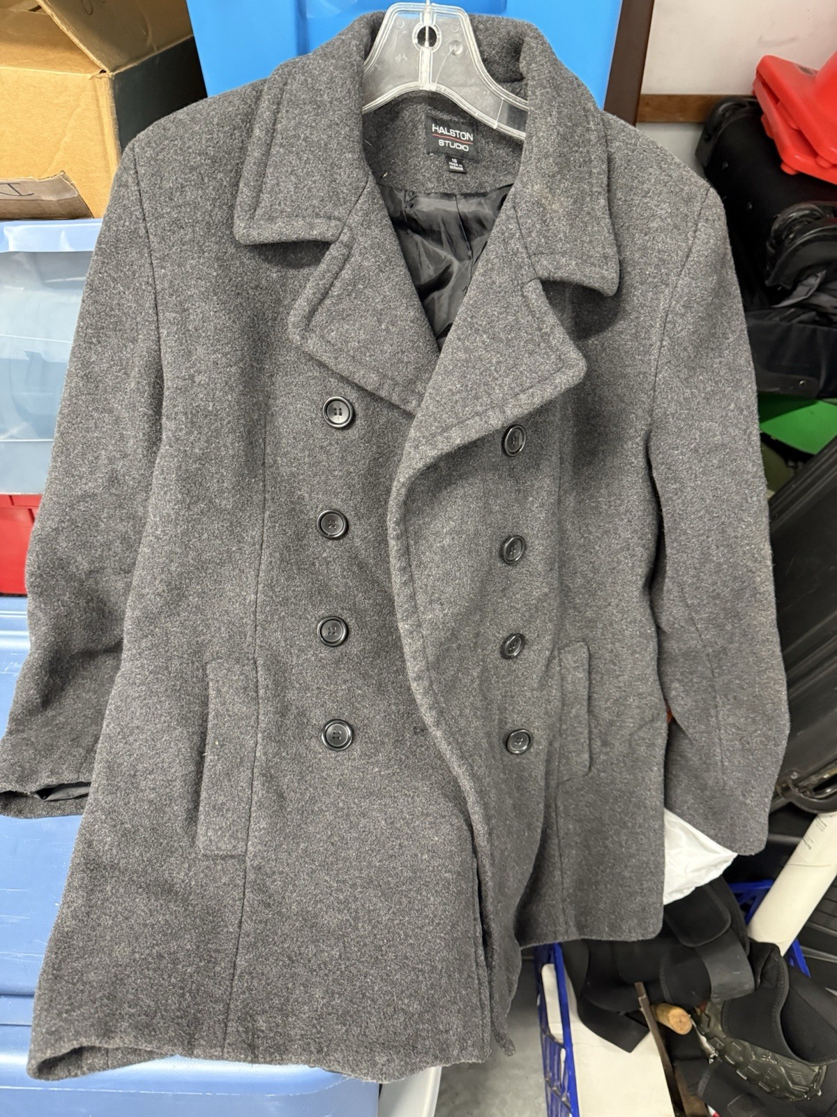 Women’s Halston Wool Button Front Jacket - image 1