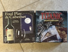 Set Of 2 BePuzzled Murder Mystery Puzzles