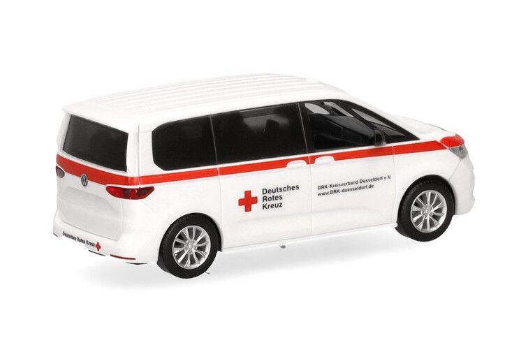 Herpa VW Multivan Croix Rouge Düsseldorf 1/87 miniature de collection HO - 2