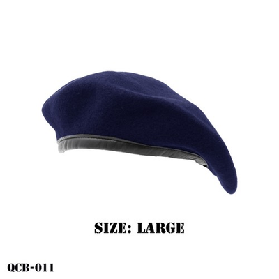 #ad Blue Beret US Air Force Military Issue Large 100% Wool NEW USA $14.95