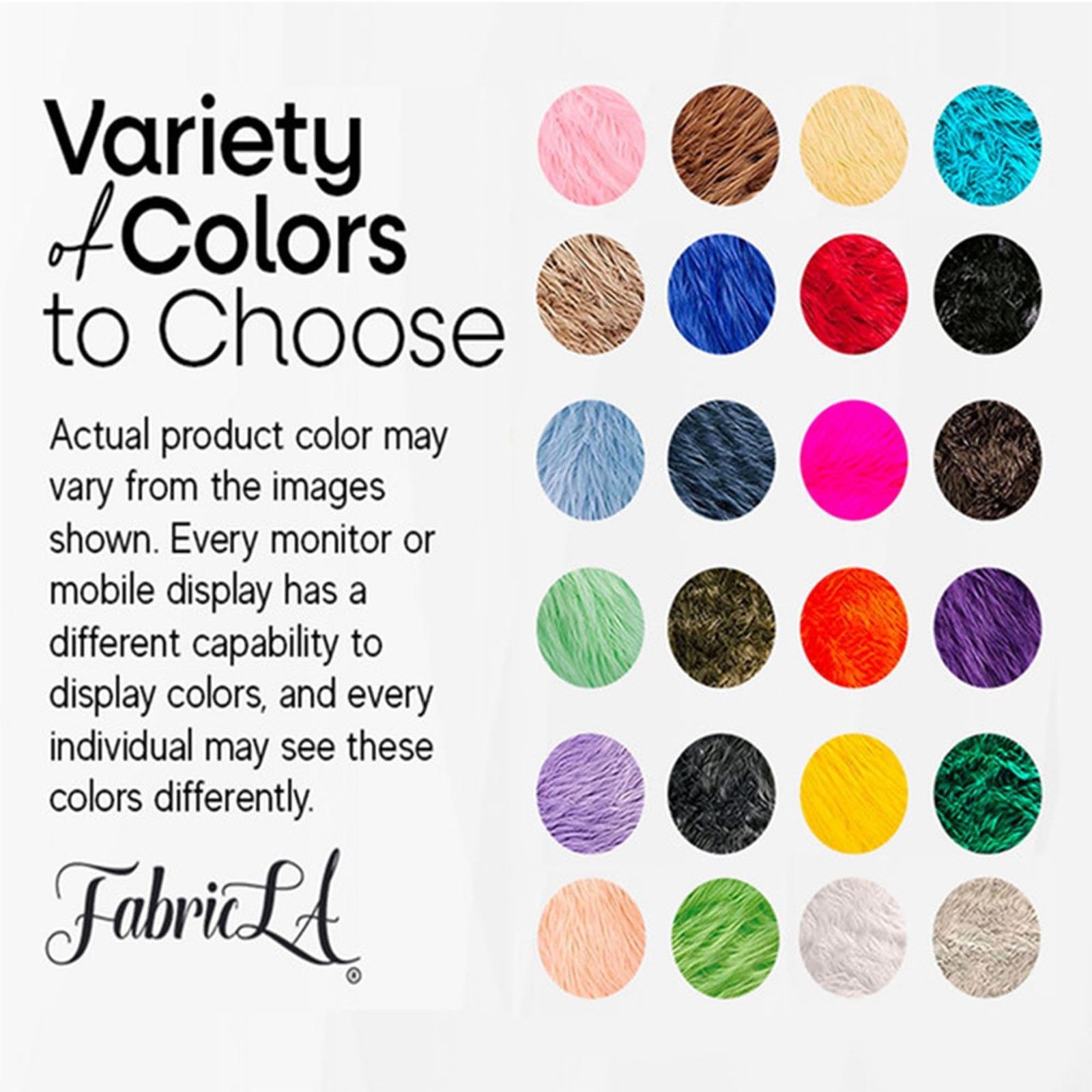 FabricLA Banana Shaggy Plush Faux Fur Strips for Gnomes Cosplay Crafts 8"x60"