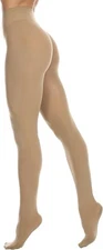 EVERSWE Women's 80 Den Soft Opaque Tight, Women's Tights (S-M, Natural)