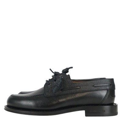 Dsquared2 Damen Schuhe Loafers Gr. 38 Schwarz Leder Halbschuhe Mokassins