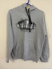 Alton Towers Th13teen Hoodie Hoody Top Size Medium  Grey  Logo 13 Thirteen R111
