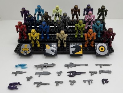 Halo Mega Bloks Spartan Tribute Pack #97520 Missing Two Spartans RARE