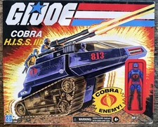 Sealed GI Joe Retro Collection Cobra H.I.S.S. III Tank W/Driver NEW HISS Blue