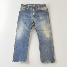 Vintage Lee Riders Jeans 80  s 38x30 Tagged 42x32 Great Fade And Wash Straight