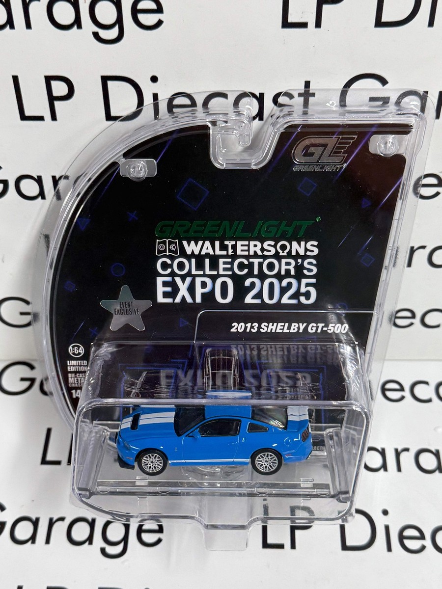 GREENLIGHT 2013 Ford Mustang Shelby GT500 Blue 1:64 Diecast 2025