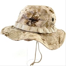 USGI USMC Marine Corps Desert MARPAT Boonie Hat, New Used, All Sizes