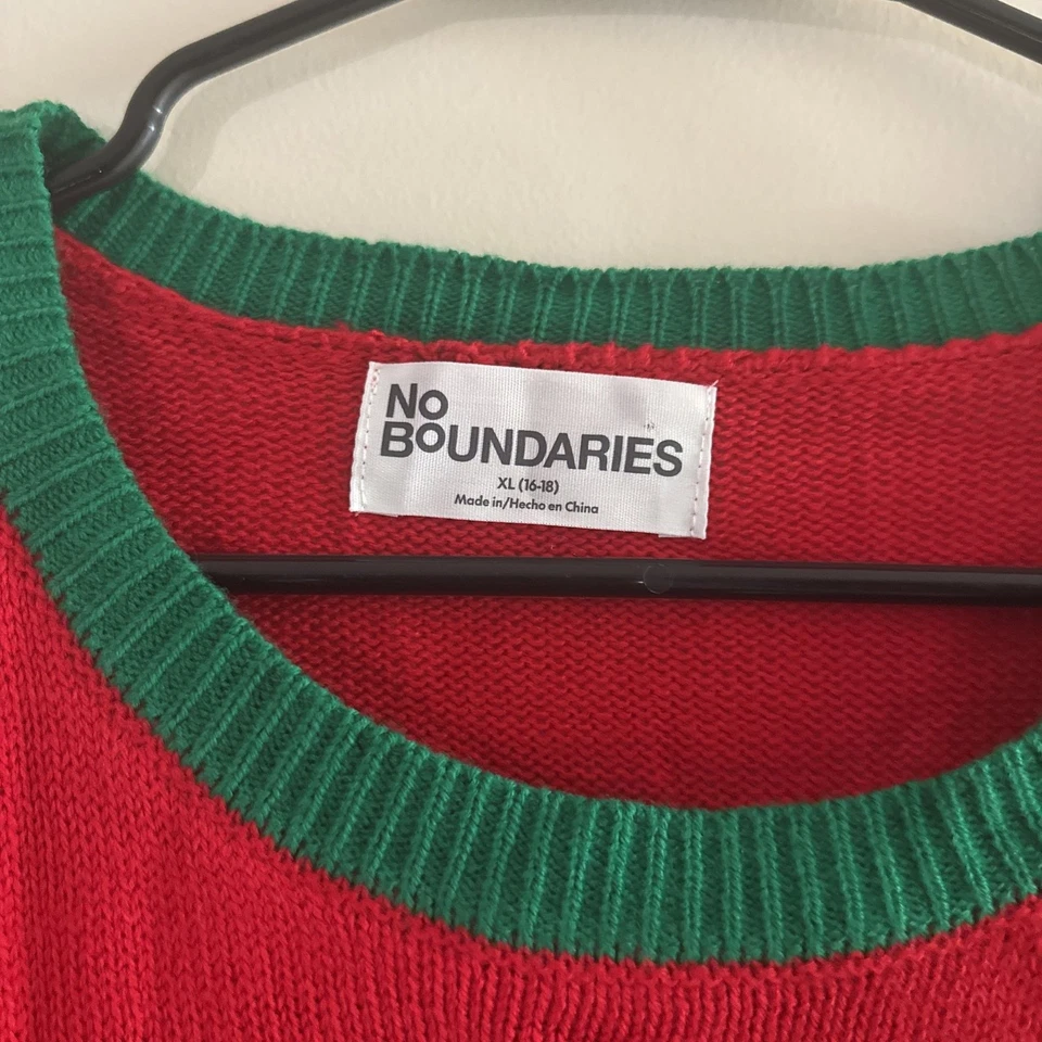 Grumpy Cat уродливый Рождественский свитер мужской красный "Knocked Over The Tree" праздник весело - Изображение 4 из 4