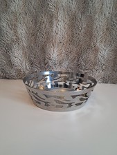 Alessi silver decorative Bowl, Serving Bowl 7in. Italy 18/10 2000