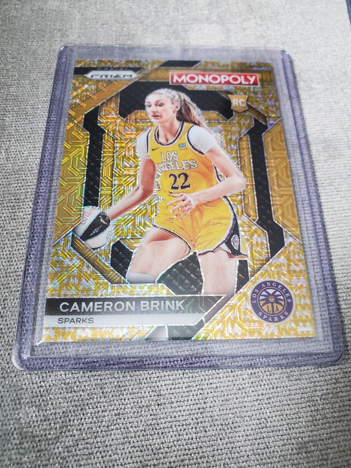 Cameron Brink 2024 Panini Prizm Monopoly #WNBA6 Gold Millionaire 120/500 Sparks