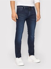Tommy Hilfiger Jeans Uomo Core Slim Bleecker con Elasticizzazione, Blu, XL - 36W/32L
