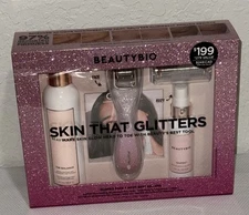BeautyBio Skin that Glitters Microneedling Set $279 Value Body & Face New In Box