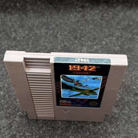 1942 Nintendo NES Authentic Tested Working Original Cartridge Capcom