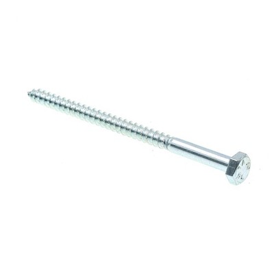 -Line 9055249 Hex Lag Screws 1/4 In. X 4 In. A307 Grade A Zinc Plated Steel 5...