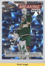 2024-25 Upper Deck Series 1 Breaking News Marc-Andre Fleury #BN-22 READ 3d2
