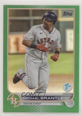 2022 Topps Series 1 1st Edition Green 113/150 Michael Brantley #199 6h5